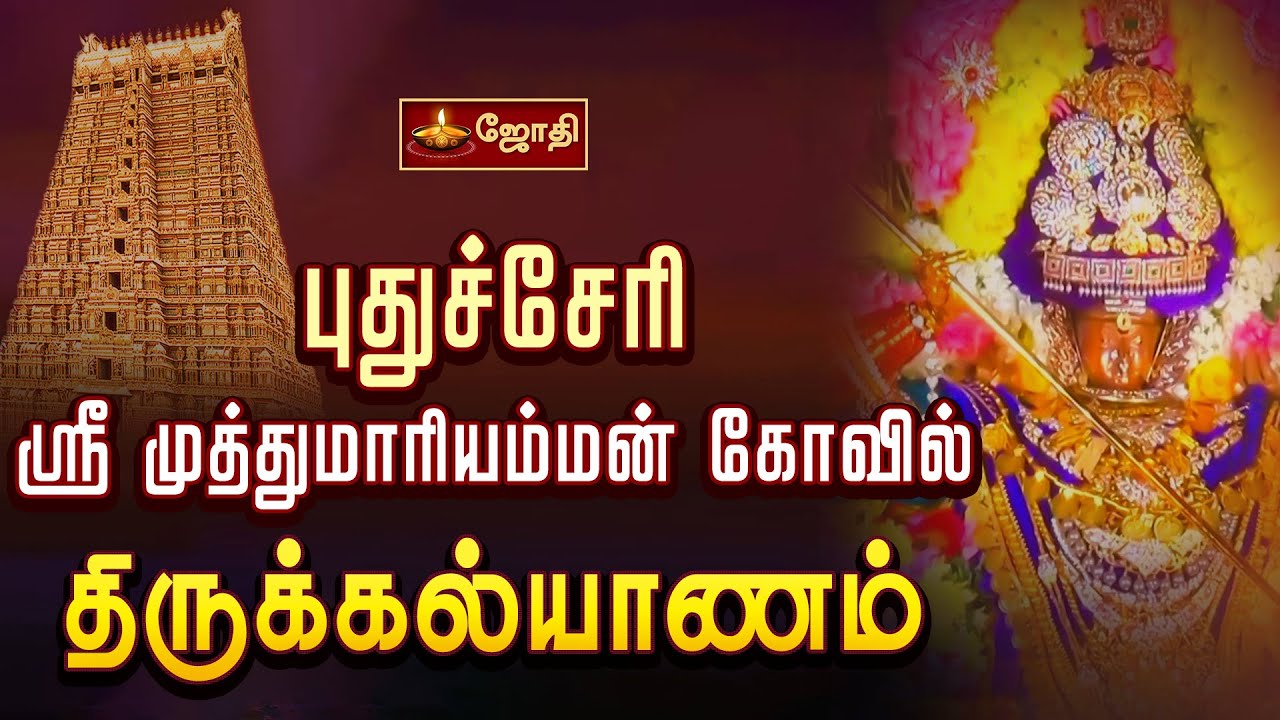 புதுச்சேரி ஸ்ரீ முத்துமாரியம்மன் கோவில் - திருக்கல்யாணம்|Shri Muthumariamman kovil pondicherry