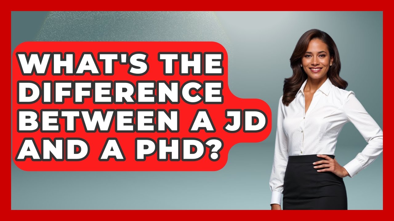 What's The Difference Between A JD And A PhD? - Law School Prep Hub