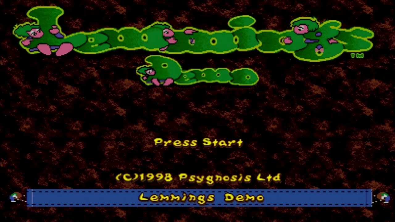 Lemmings Demo - PlayStation - Official UK PlayStation Magazine 40