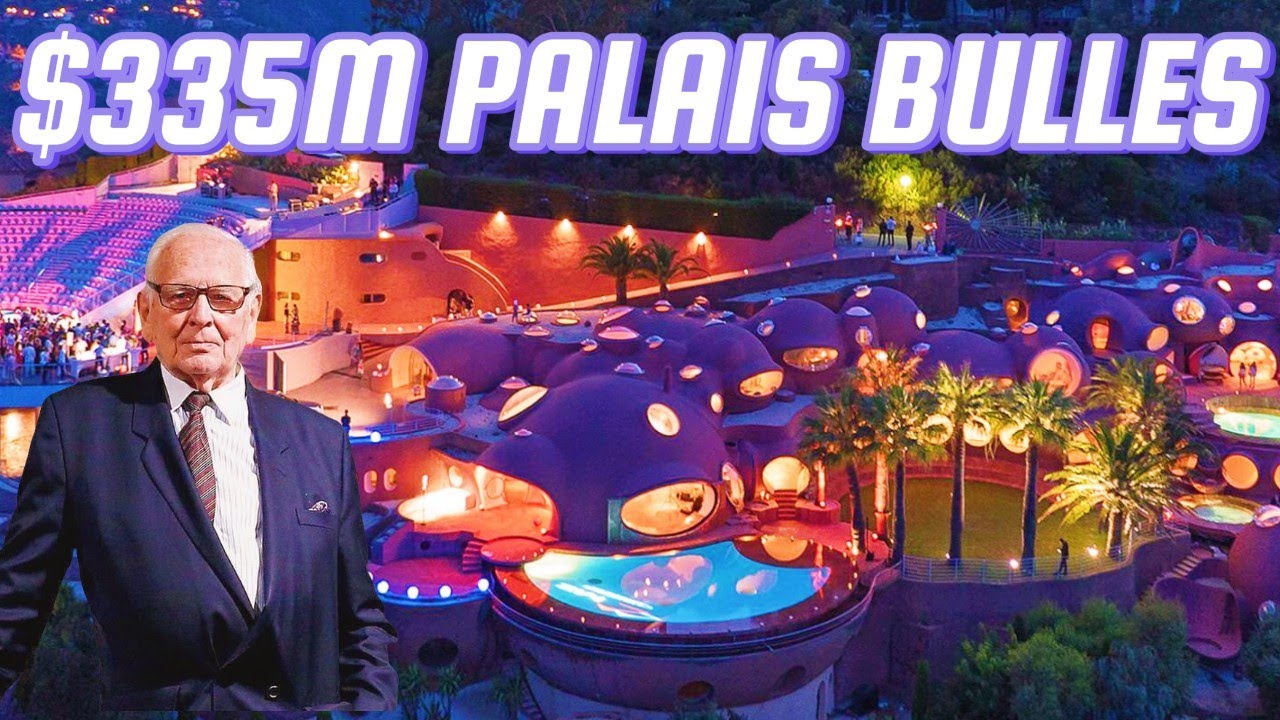 Inside $335 MILLION ICONIC MANSION: PALAIS BULLES #cannes #frenchriviera #millionaire #fashion
