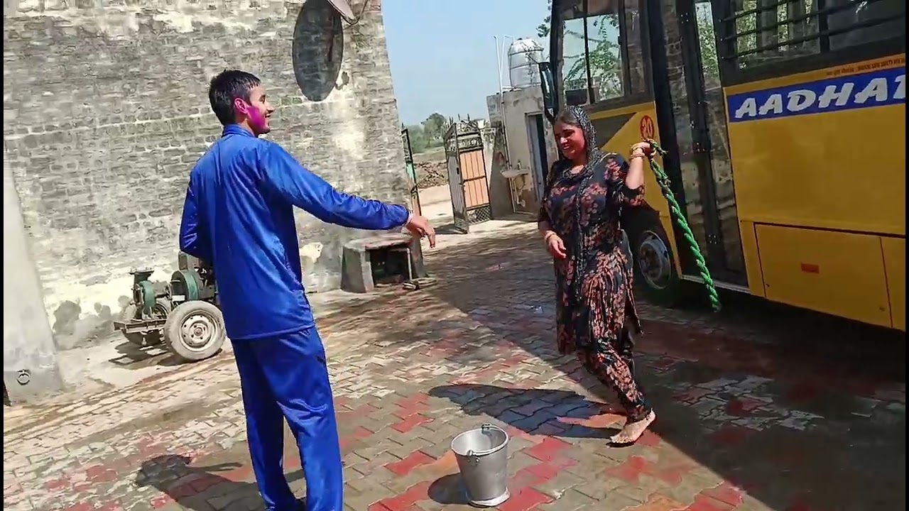 Part-2🎊🎈मम्मी or पापा ने खेला  फाग🖍️#Vlog6