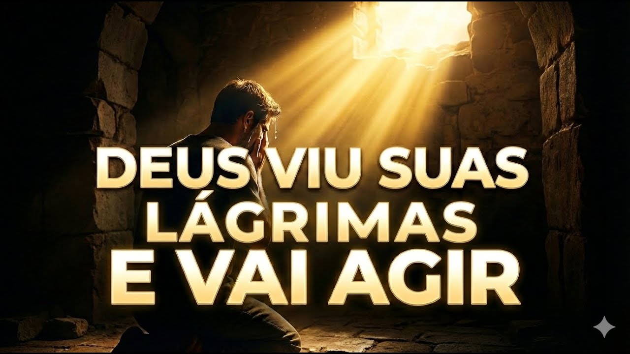 Deus viu suas lágrimas e vai agir🙏🙏🙏