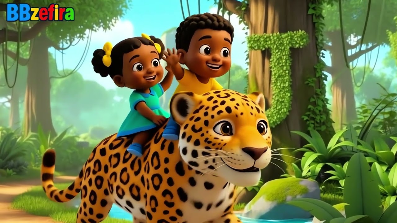 J de Jaguar 🐆 | Abecedário Infantil em Português | Canção Educativa