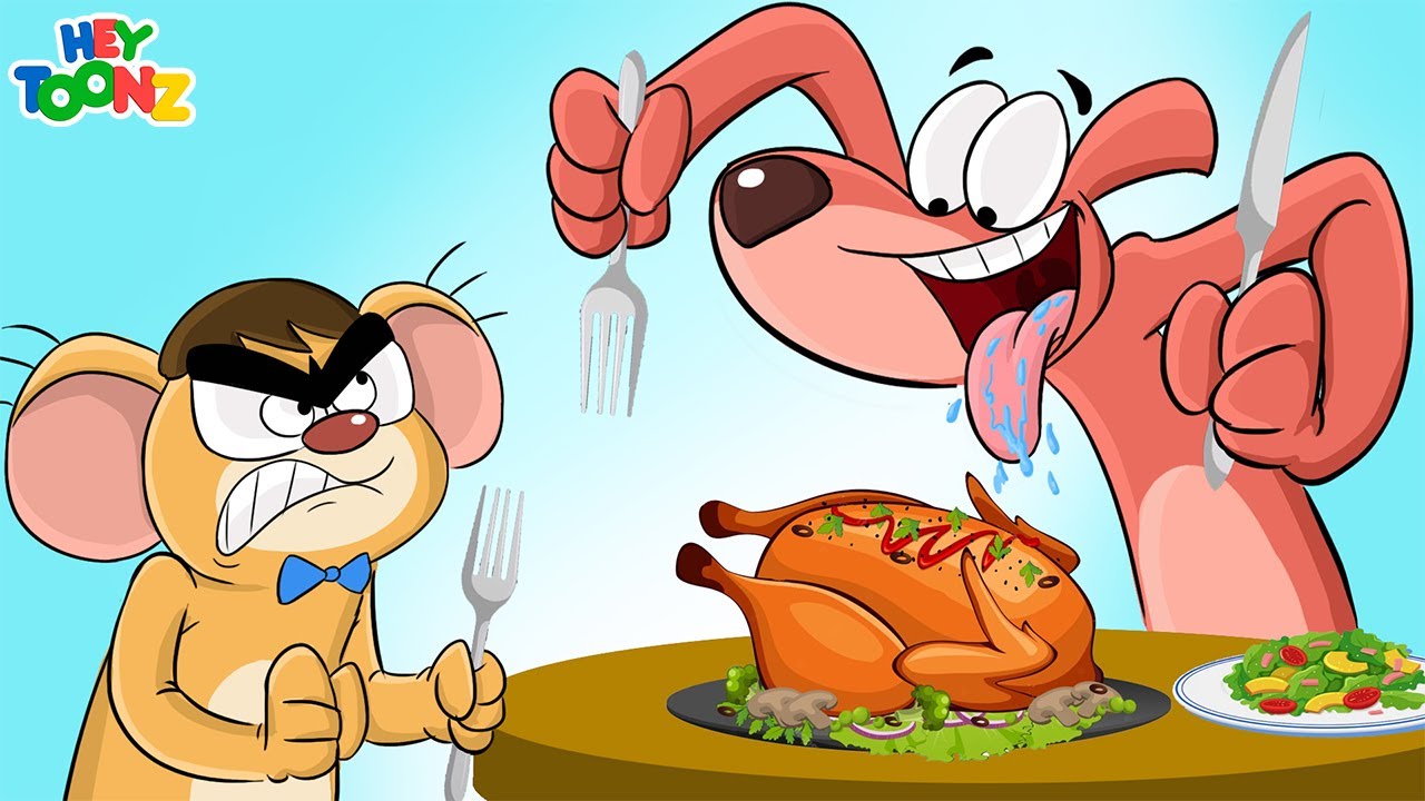 Ta Ta Ta Taaam | 🧀 Bir Mutfak Macerası için Doggy Don'a katılın!  🔥|  Çocuk Çizgi Filmleri| HeyToonz