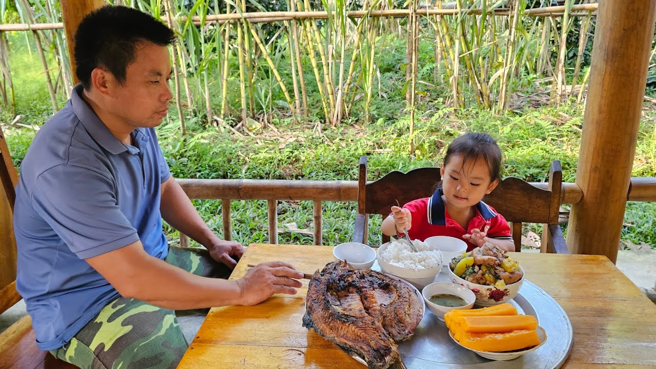 Harvest papaya and bring it to the market to sell - Cooking /XuanTruong.