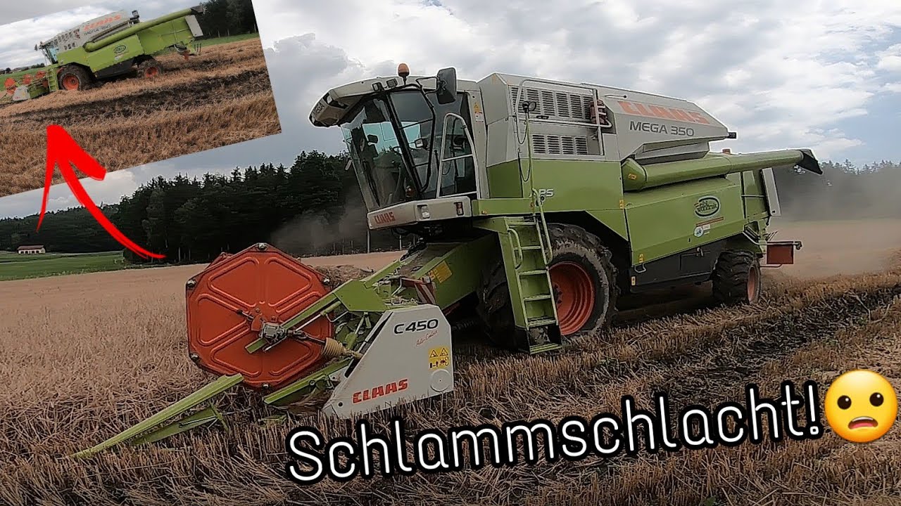 FarmVlog #50 | Schlammschlacht bei der Gerstenernte 2020! | Claas, Deutz-Fahr  Moareida Agrar