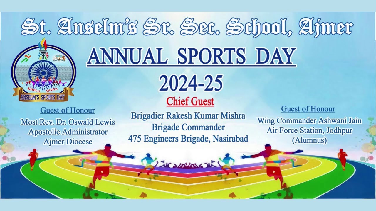 Annual Sports Day 2024 @StAnselmsSrSecSchoolAjmer