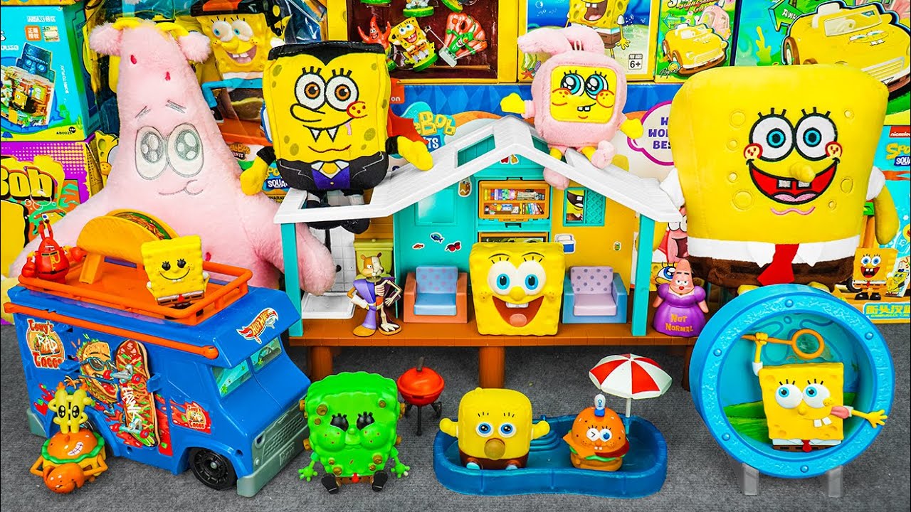 Ultimate SpongeBob ASMR Unboxing | Toy Playset Relaxation 🧽