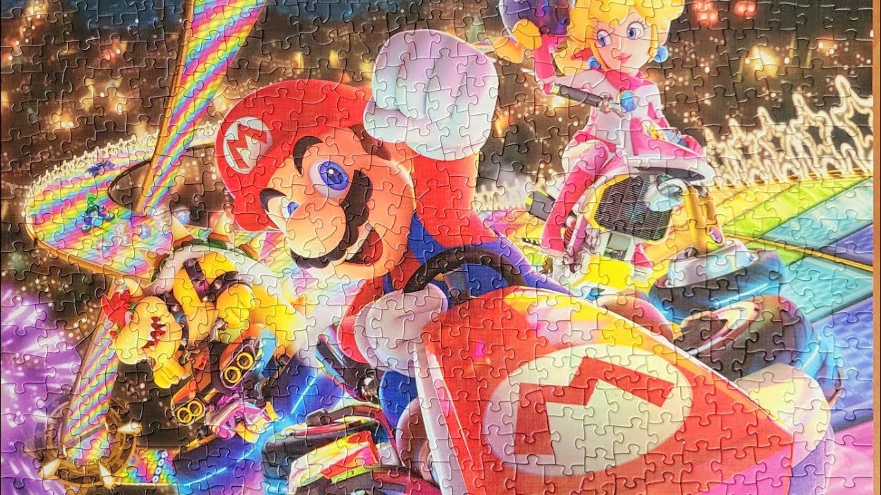 Mariokart puzzle-lapse