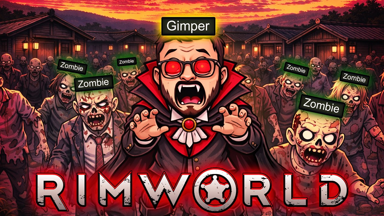 INWAZJA HORDY ZOMBIE w RIMWORLD SEZON 2