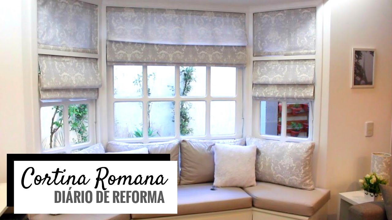 Como Fazer Cortina Romana | Diário de Reforma | Carina Fernandes