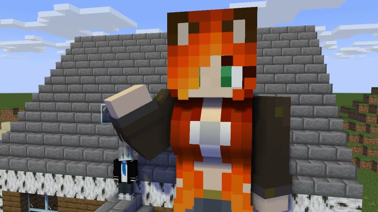 Giantess growth minecraaft animation #37
