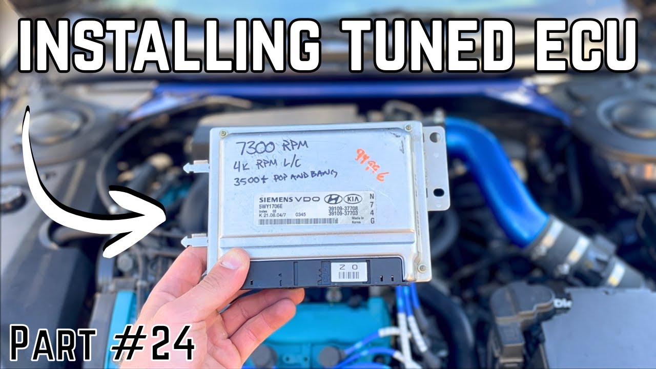 УСТАНОВКА НАСТРОЕННОГО ЭБУ | TIBURON BUILD PART № 24 | HYUNDAI TIBURON FULL N/A BUILD