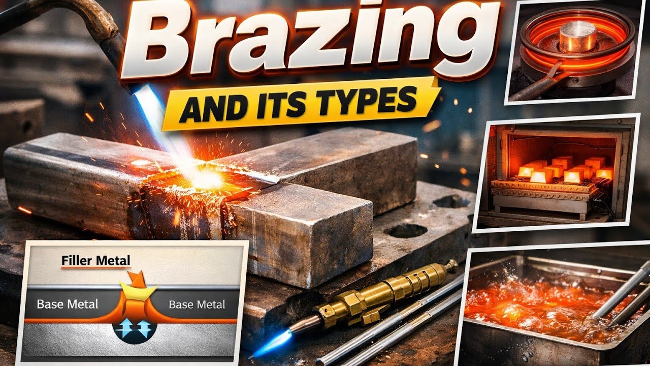 Brazing and Its Types | Brazing Process Explained | Mechanical Engineering