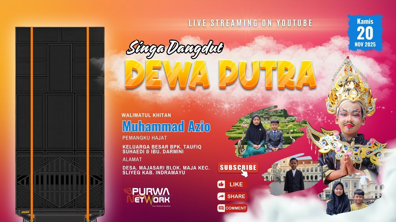 🔴LIVE NGARAK DEWA PUTRA | KHITAN MUHAMMAD AZIO | MAJASARI 20 NOVEMBER 2025