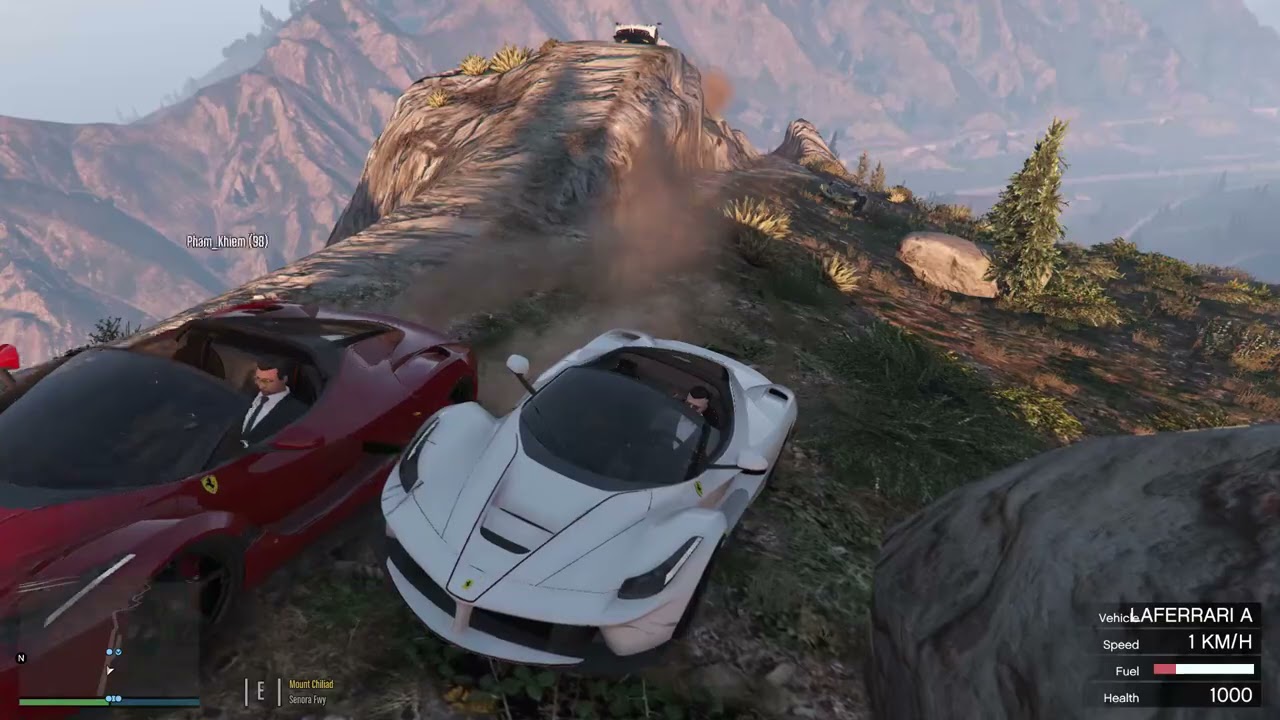 GTA 5 Roleplay #54 : Lấy Siêu Xe Laferrari Đi Lên Núi Phượt Cùng Team