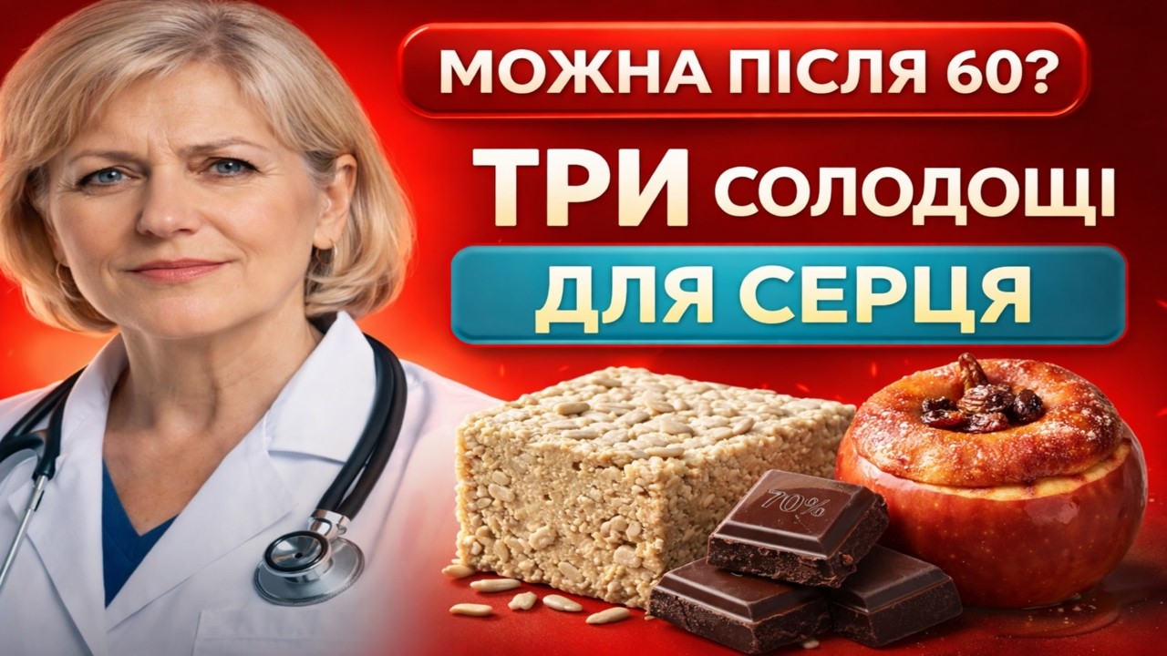 ПІСЛЯ 60 СОЛОДКЕ МОЖНА? ТРИ ДЕСЕРТИ, ЯКІ НЕ ШКОДЯТЬ СЕРЦЮ