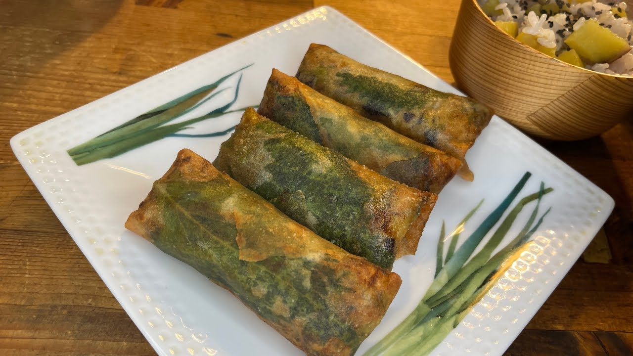 あったか香味♡鶏ねぎのごちそう香味春巻き＆ シャキっと美肌！キャロットナッツラペ