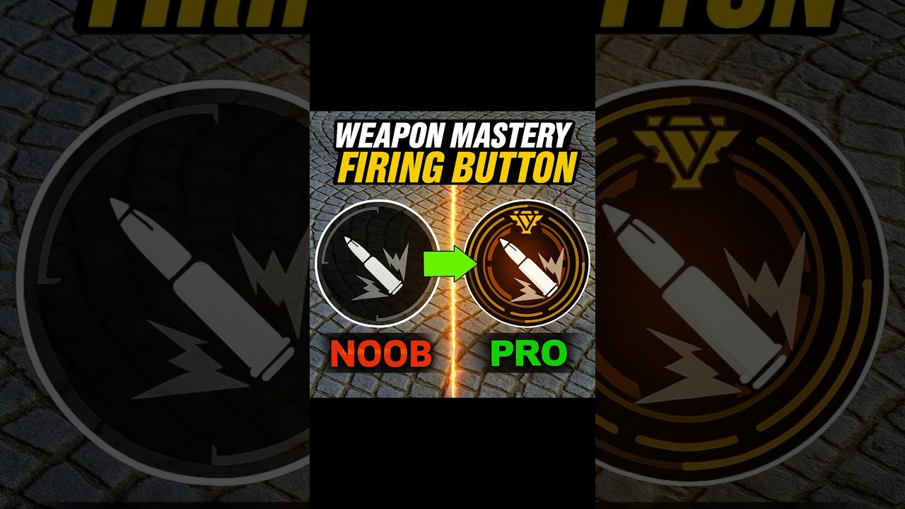 Golden Fire Button Trick 🔥 Free Fire Mastery Firing Button - How To Get?