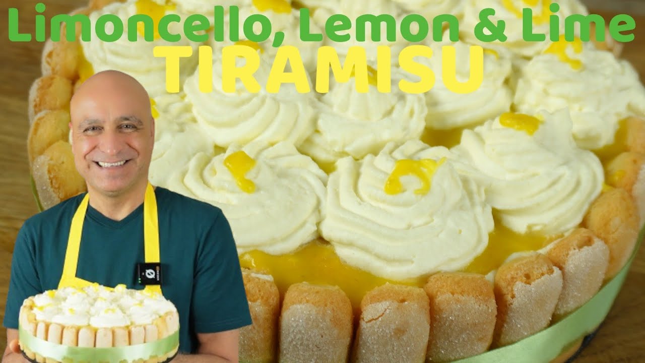 TIRAMISU: Limoncello, Lemon & Lime | The Ultimate Dessert!