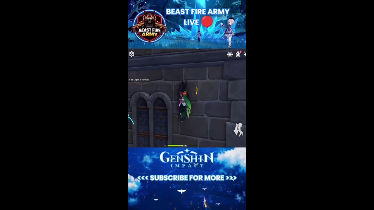 Genshin Impact  Mobile live with Jaani #shortfeed #freefiremaxlive #verticallive #beastfirearmyff