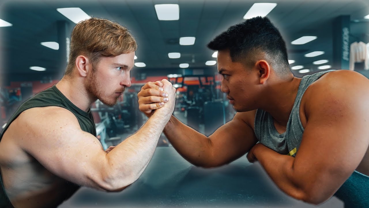 EPIC Arm Wrestling Challenge ft. The Brickhaus Crew