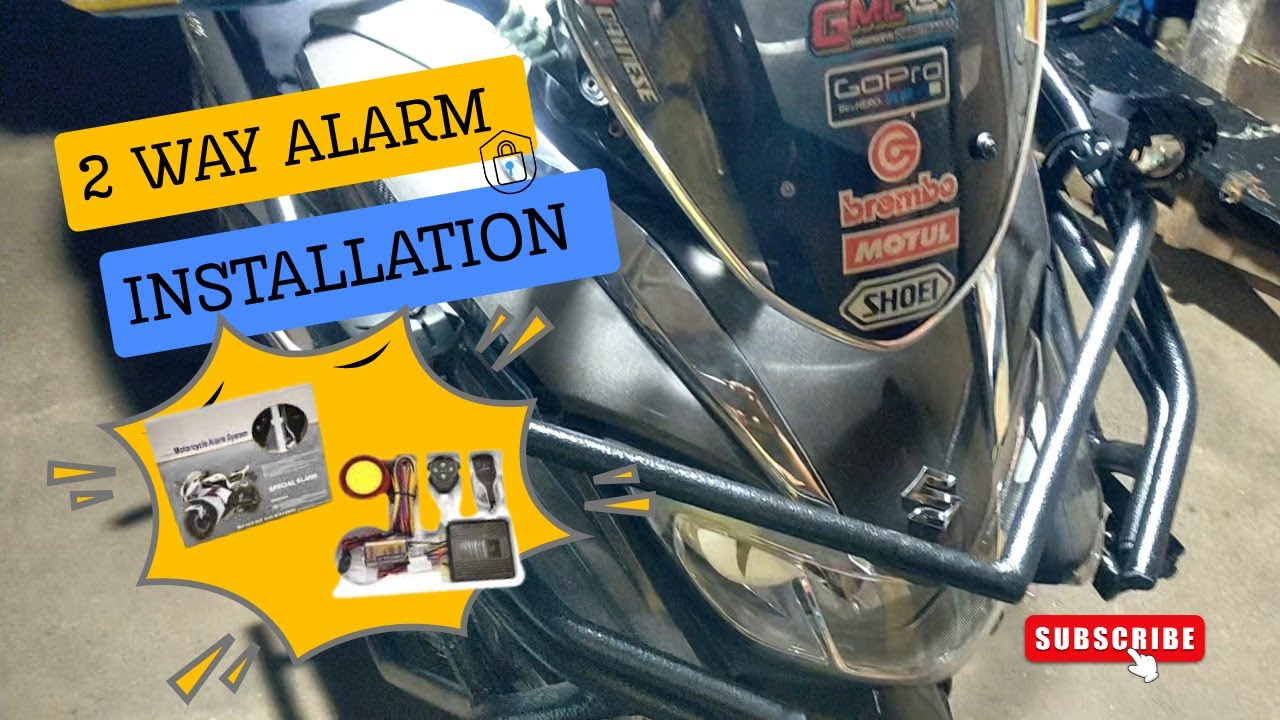 Burgman Street EX | 2 way alarm installation | subscriber from Surigao city