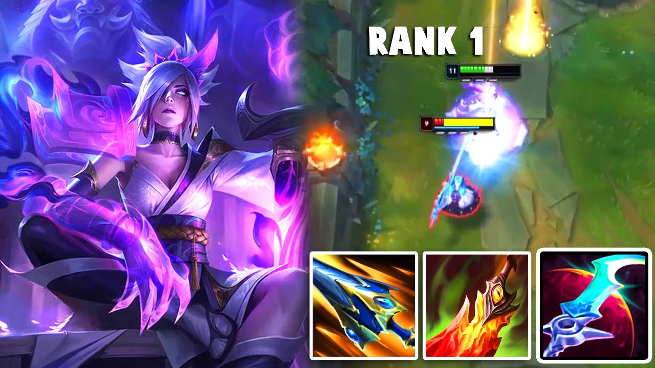 Rank 1 Riven Dominating in Challenger elo