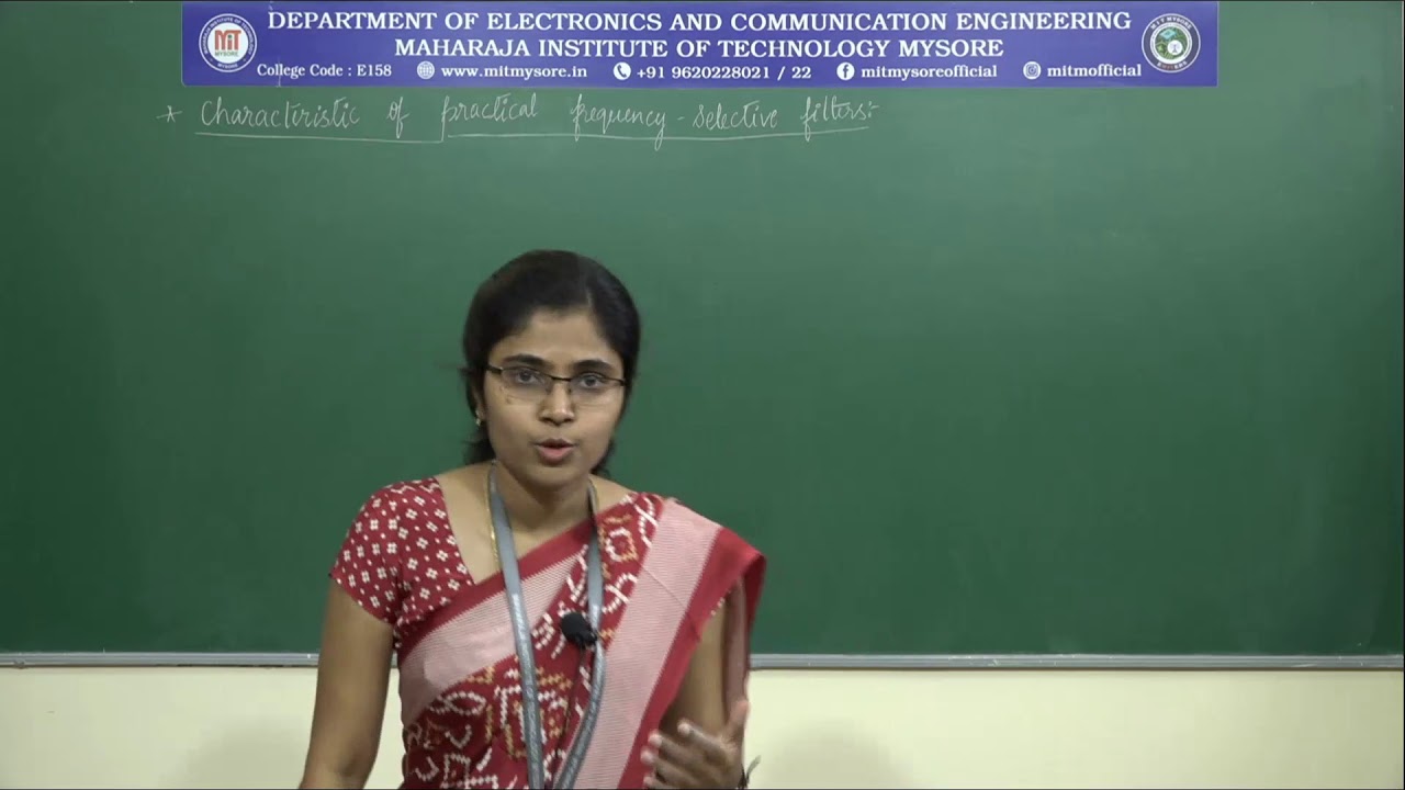 Characteristics of practical frequency selective filter |V SEM|ECE|M3|S1