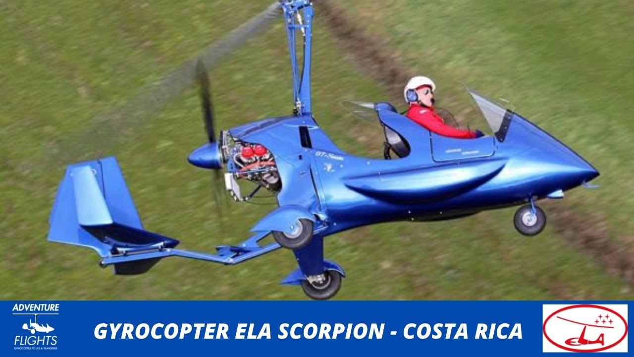 Gyrocopter Autogiro 07 Scorpion de ELA AVIACIÓN.  Suscríbete !!!!