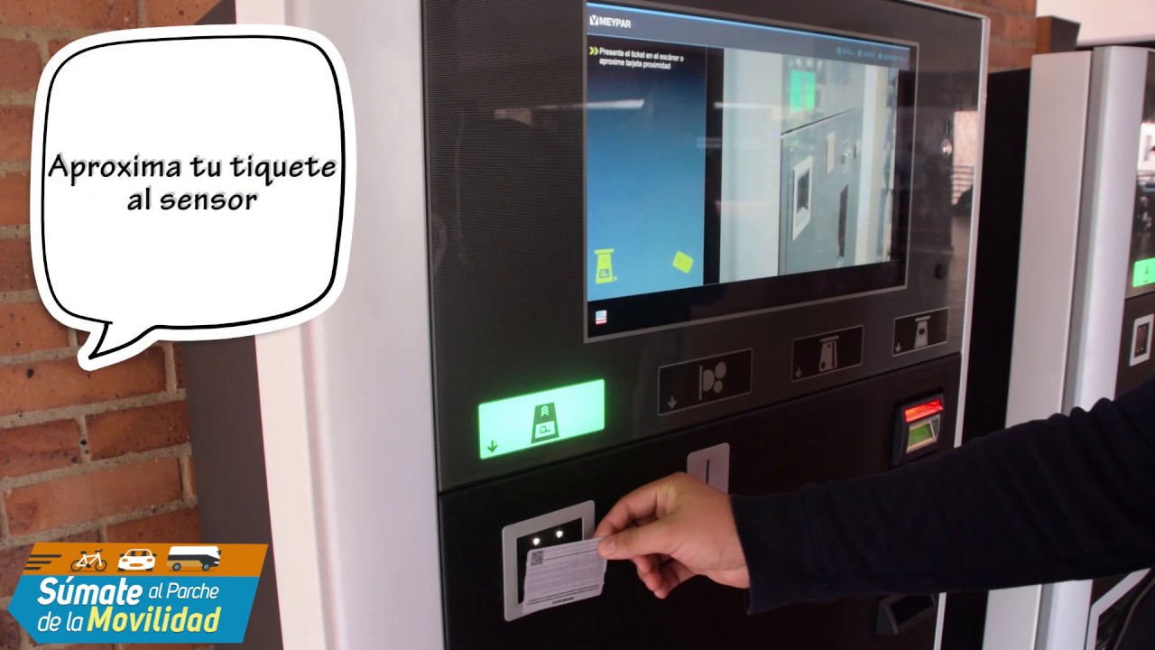 ¿Cómo funciona la máquina de pago del parqueadero?