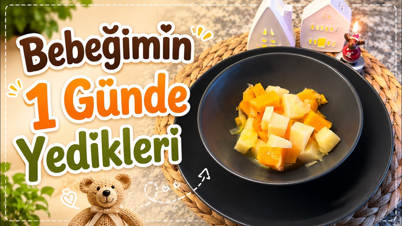 Bir yaşındaki bebeğimin sağlıklı beslenme rutini ￼