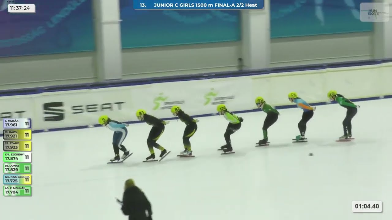 Gyorskorcsolya Junior Orsz&aacute;gos Bajnok&aacute;g 2025 - P&eacute;ntek