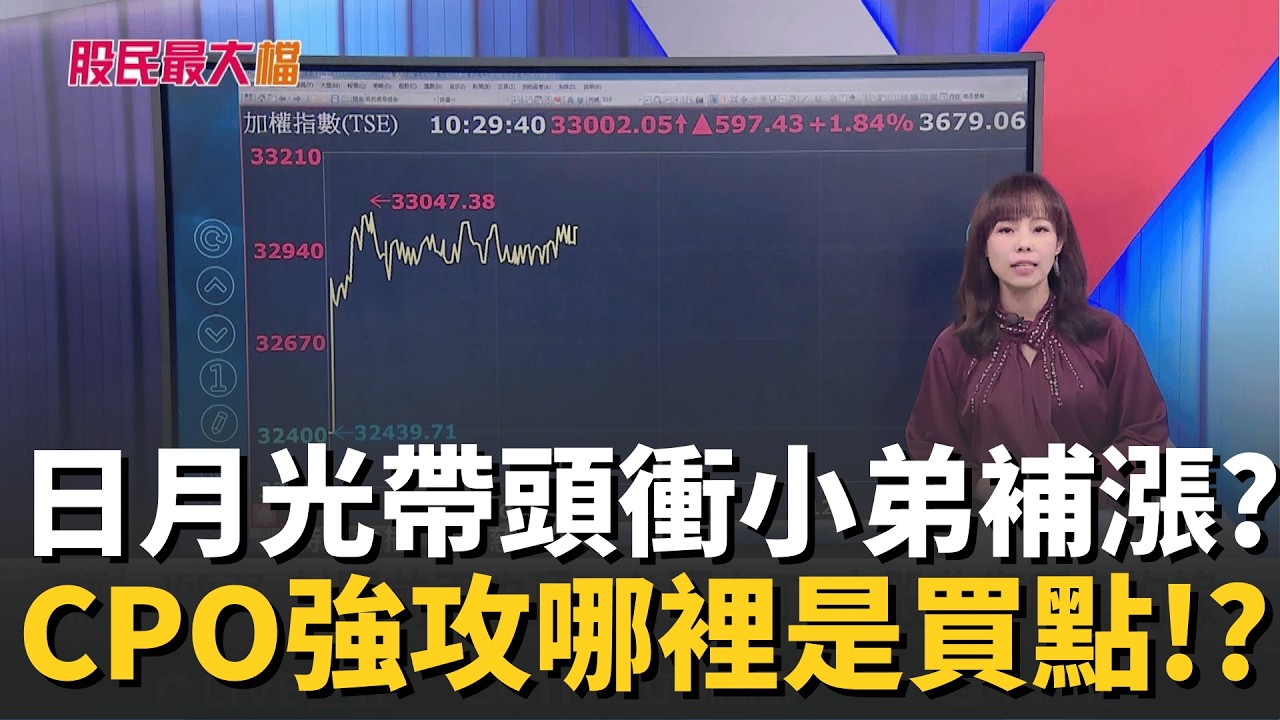 日月光帶頭衝 封測小弟有望補漲? CPO強攻哪裡是買點!?【股民最大黨-盤面焦點股】｜主播 張懷慈｜＃股民最大黨 20260210｜三立iNEWS