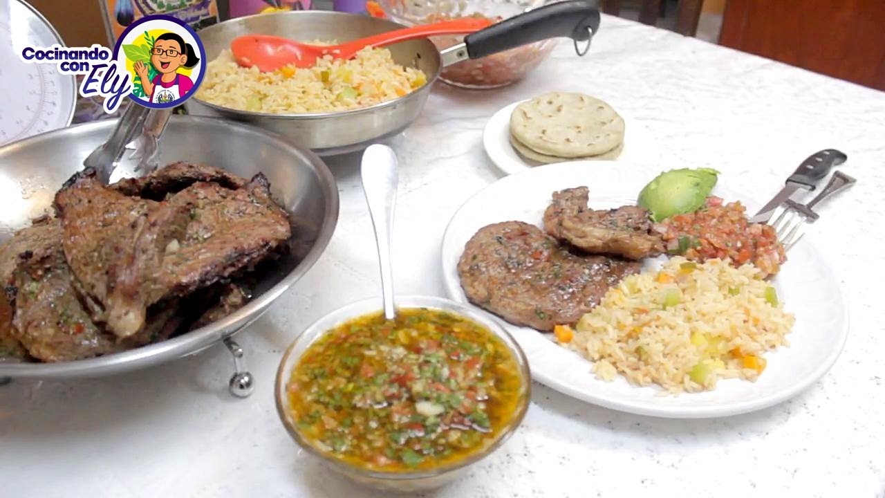 Preparando una Riquisima CARNE ASADA CON CHIMICHURRI