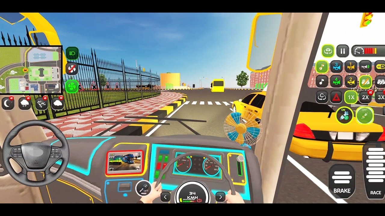 Passenger School Bus Driving Game | City Roads & People Transport ! Android Gameplay