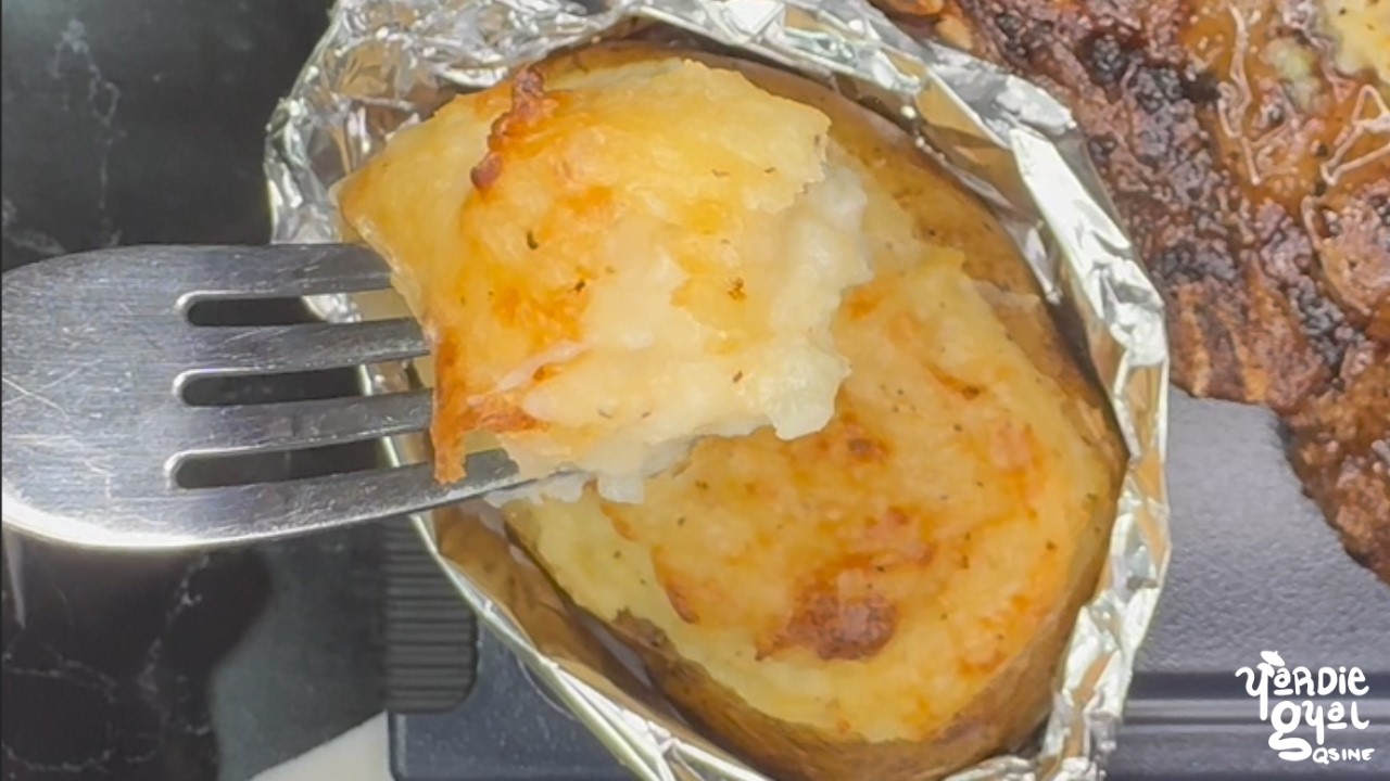 Roasted Garlic Truffle Twice Baked Potatoes