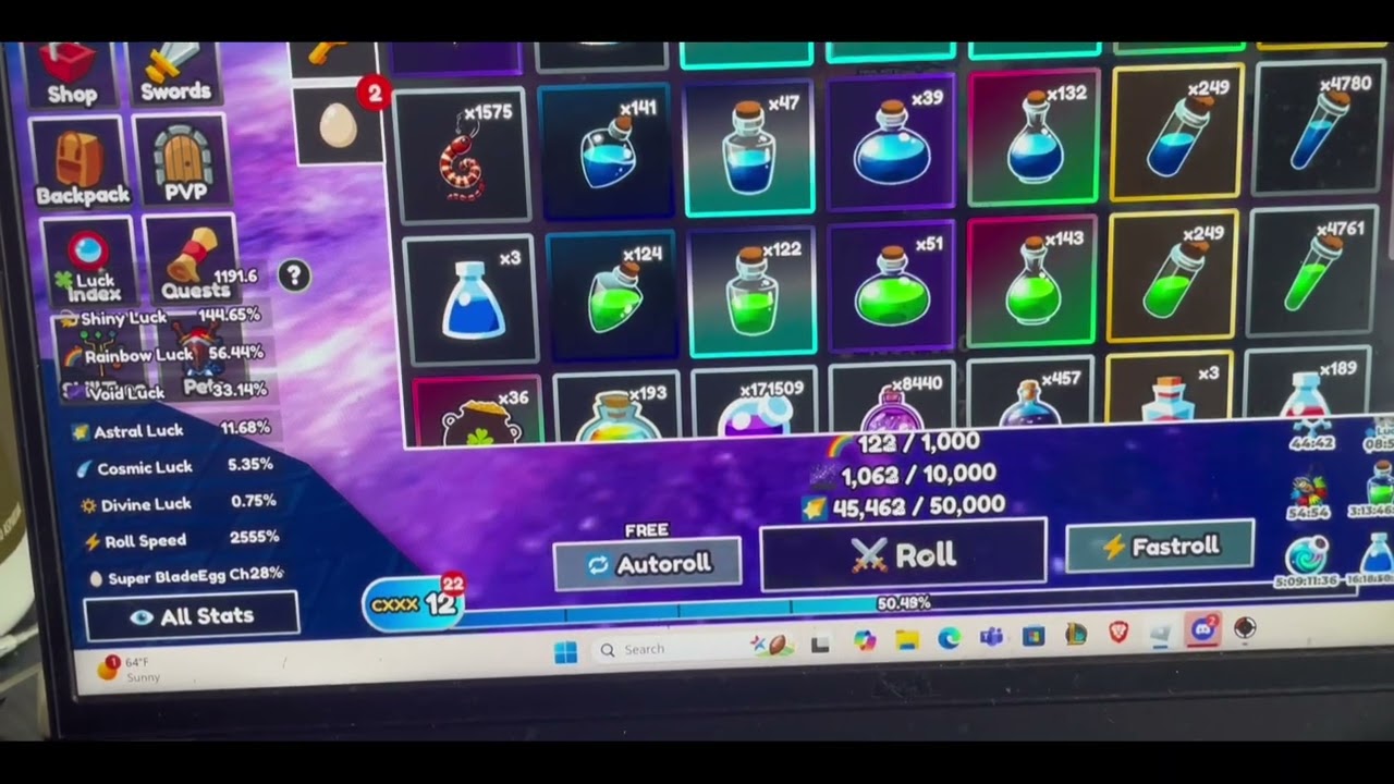 Dungeon rng - road to sx part 1 (new second best)