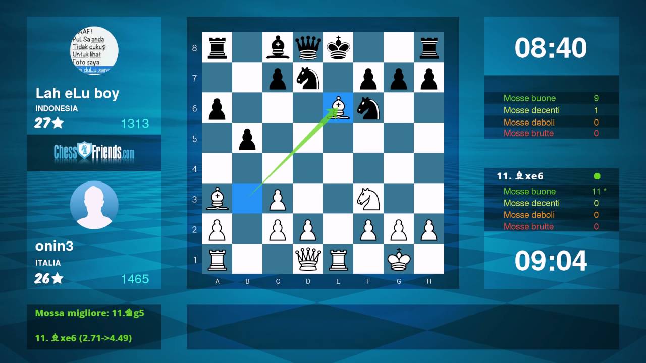 Chess Game Analysis: onin3 - Lah eLu boy : 1-0 (By ChessFriends.com)