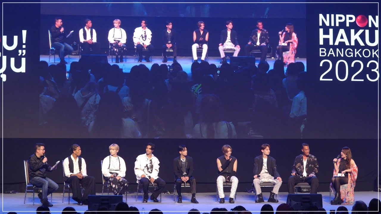Psychic Fever Special Talk Show in Nippon haku bangkok 2023 [4k fancam] 01092023 นี่ลุงเอง
