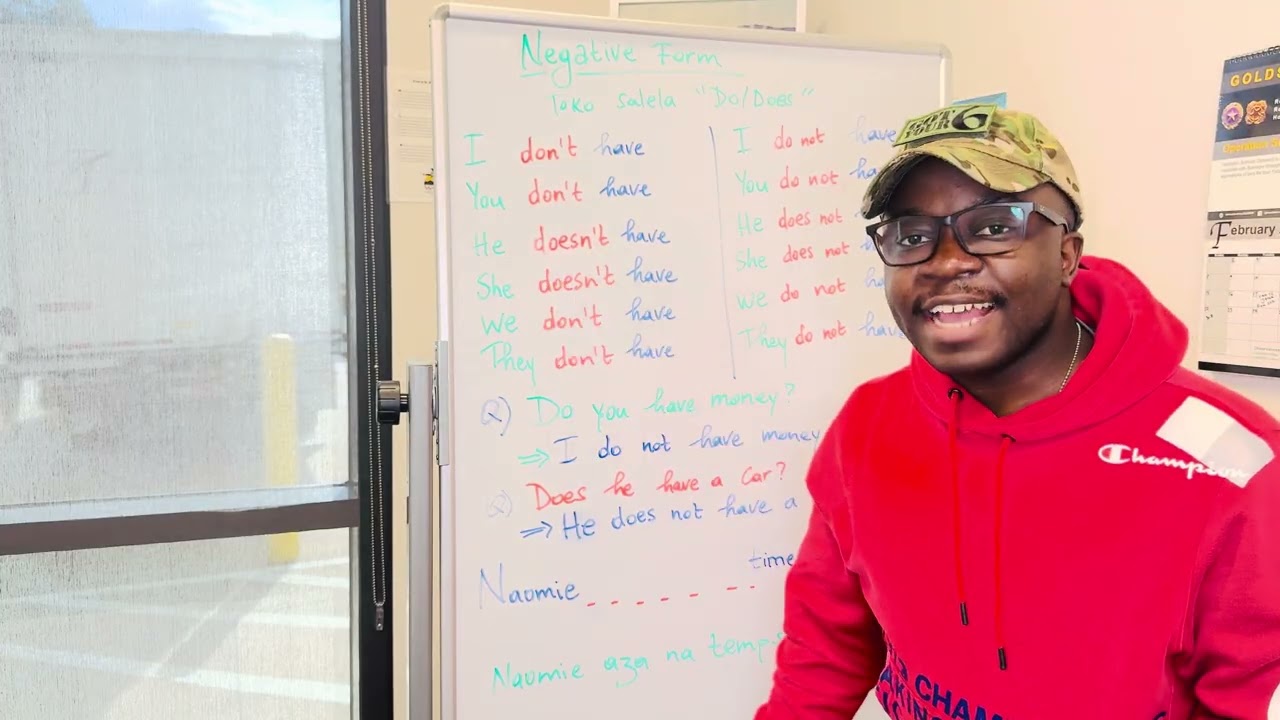 Ep18: verb to have / Kozala na ( Avoir).     English ⇄ Lingala