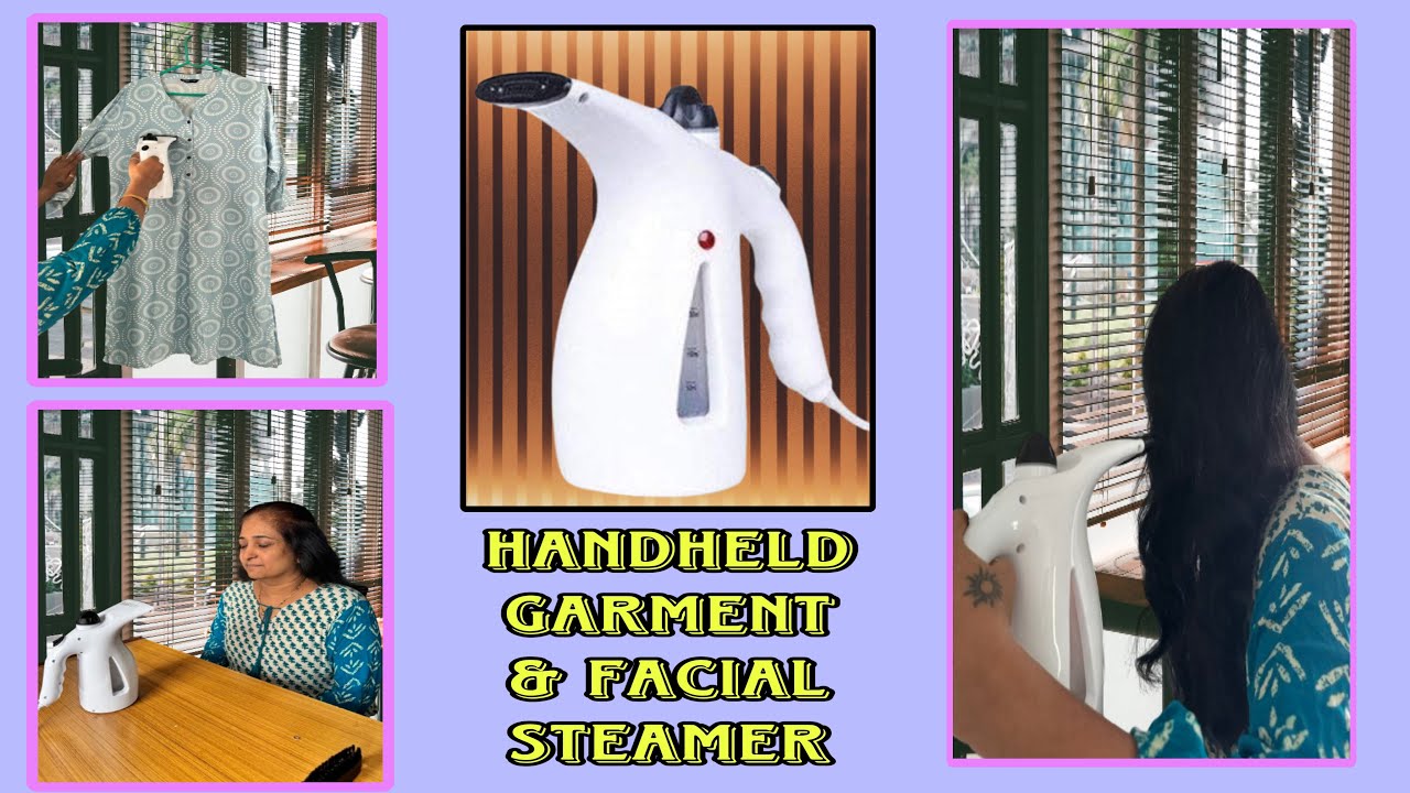 Handheld Garment & Facial Steamer RZ-608 | How to use for Hair, Face, Cold & Cough | Unboxing & Demo