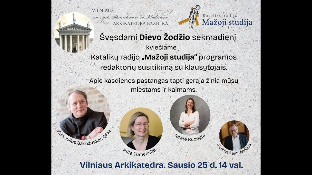 Sausio 25 d. 14:00 val. susitikimas su Katalikų radijo 