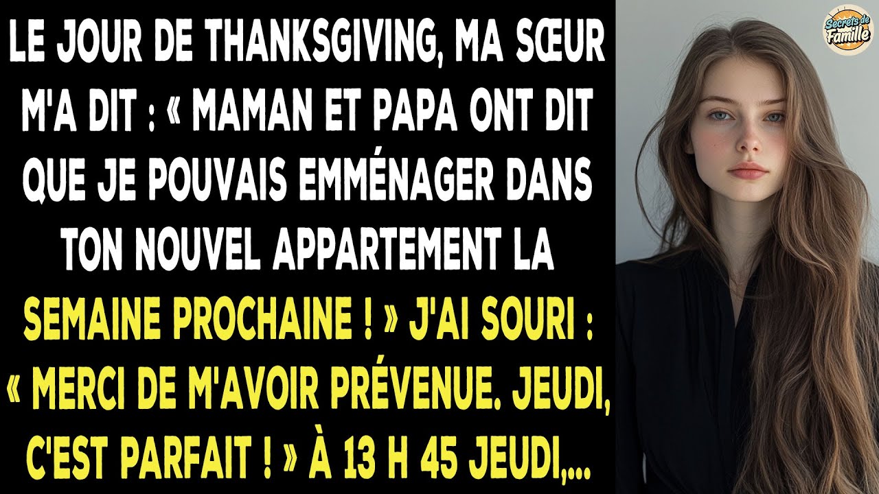 Décision Des Parents : Ma Sœur S'installe Chez Moi La Semaine Pro. J'ai Pris Une Grande Inspiration.
