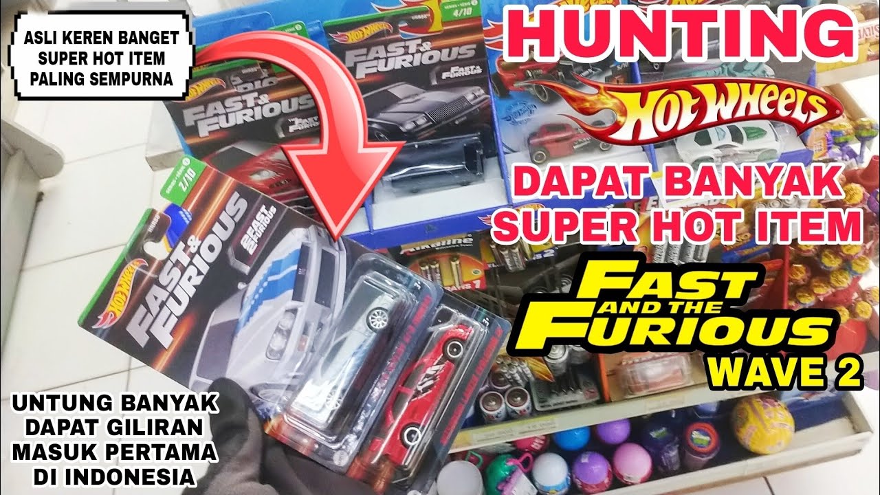 VLOG HUNTING HOT WHEELS FAST FURIOUS WAVE 2 DI INDOMARET LANGSUNG DAPAT BANYAK HOT ITEM LANGKA