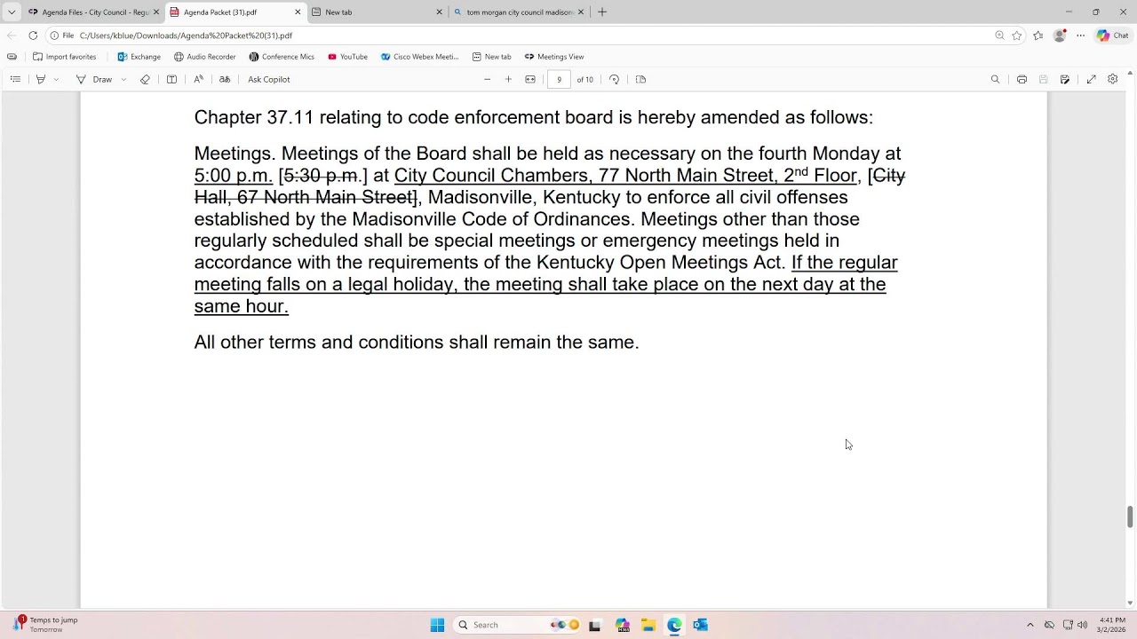 City Council Meeting