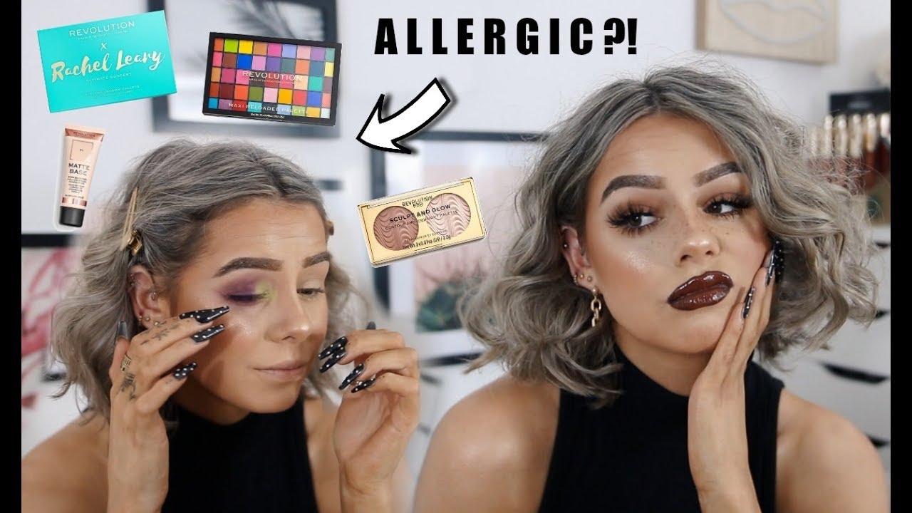 TESTING MAKEUP REVOLUTION...OH BOY *ALLERGIC?!*