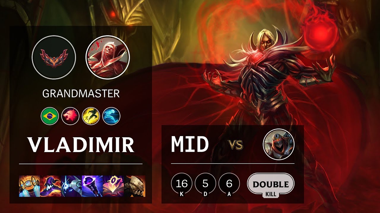 Vladimir Mid vs Zed - BR Grandmaster Patch 12.4