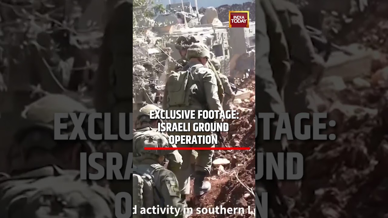 US Iran War: IDF Troops Conduct Ground Operation in Southern Lebanon, Video Released #shorts