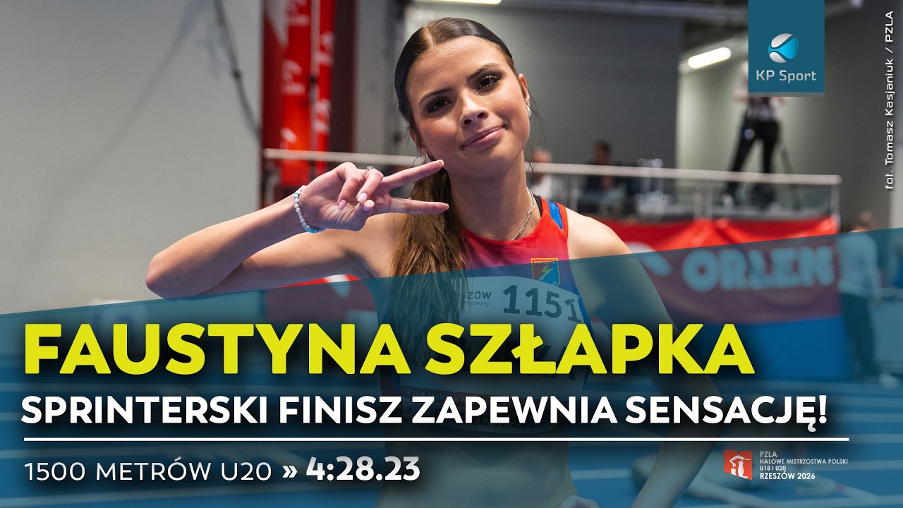 Sprinterski finisz zapewnia sensację! FAUSTYNA SZŁAPKA - złoty medal HMP U18 & U20 Rzeszów 2026
